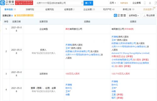 小米投資六十六號互動科技，布局教育機器人及數據處理領域