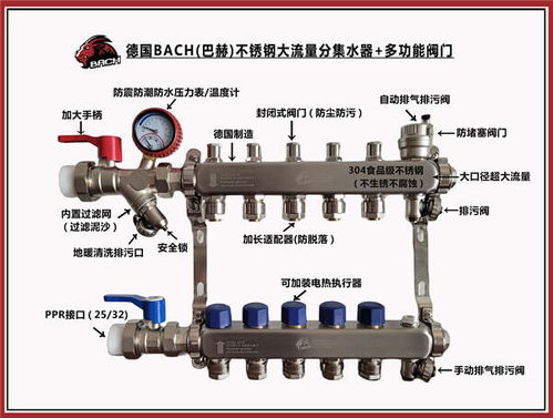 德國(guó)進(jìn)口巴赫304不銹鋼大流量分水器 品質(zhì)與性能的雙重典范